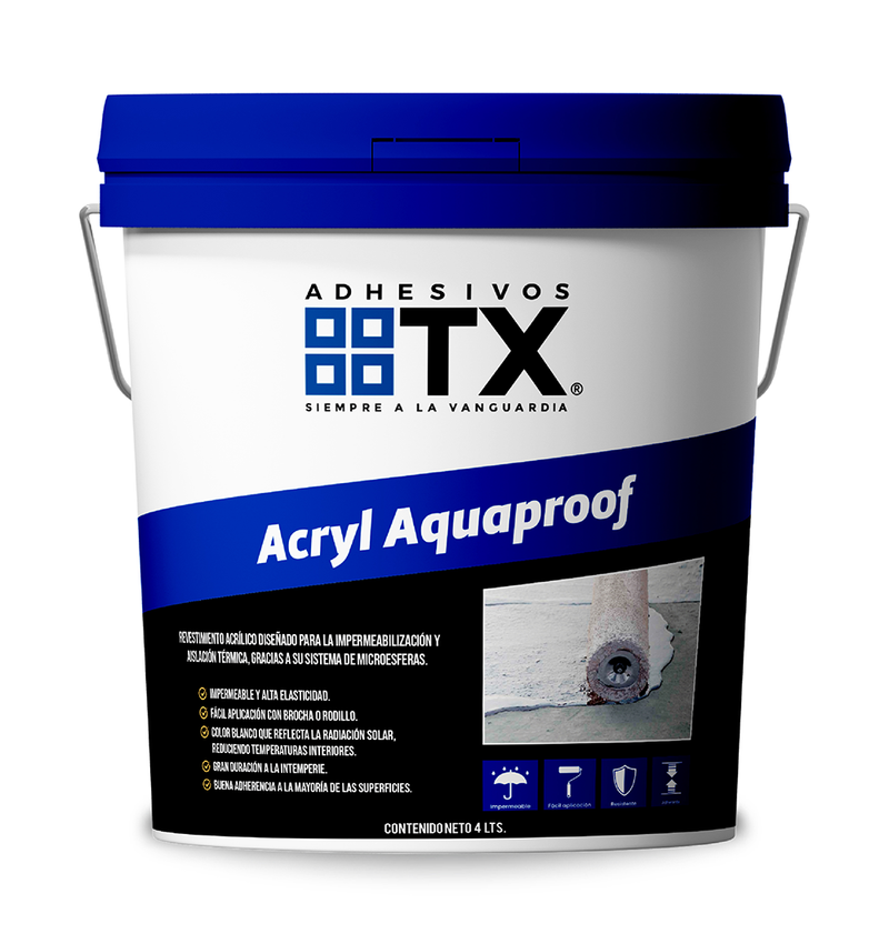 ACRYL AQUAPROOF - Impermeabilizante para techos 4Kg