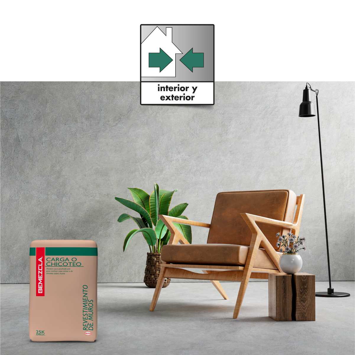 BEMEZCLA CARGA Y CHICOTEO - Capa Inicial Chicoteo, 25Kg