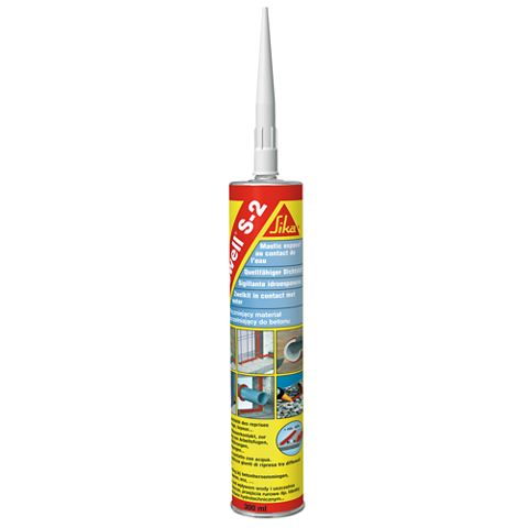 SIKA SWELL S-2 - Sello de Poliuretano Expandible, Cartucho 300ml