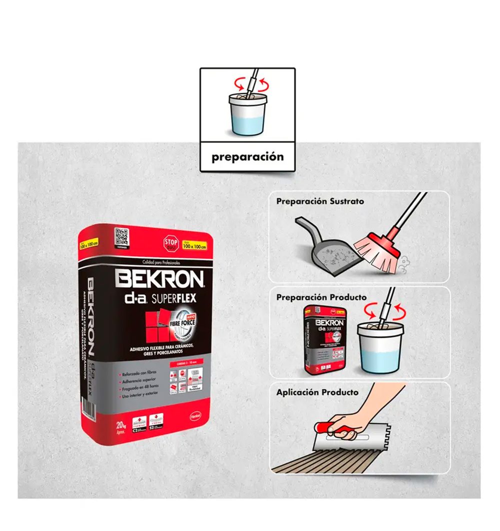 Bekron DA Super Flex - Saco 20Kg