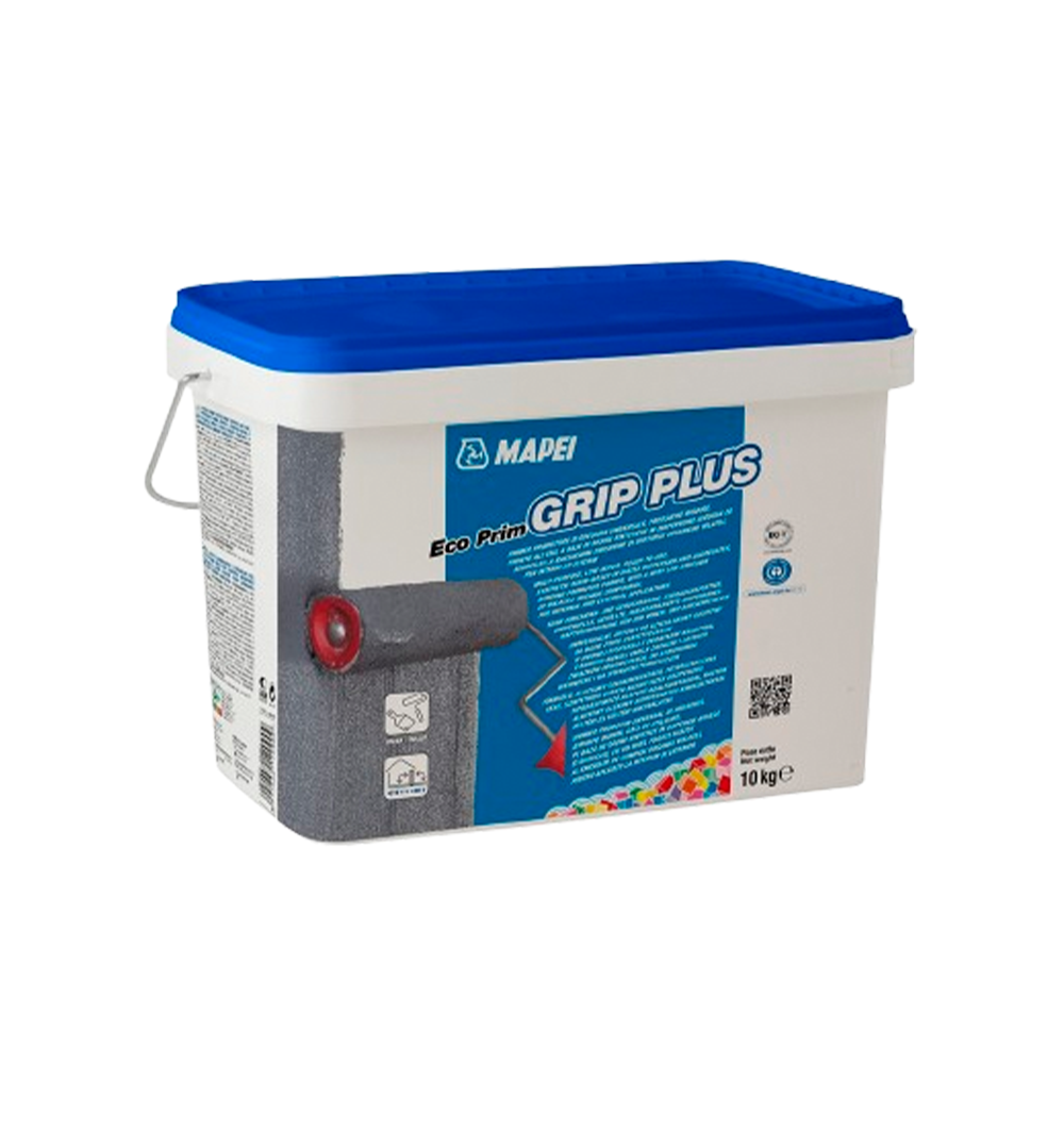 ECO PRIM GRIP PLUS - Imprimación para bases no absorventes, Balde 10Kg
