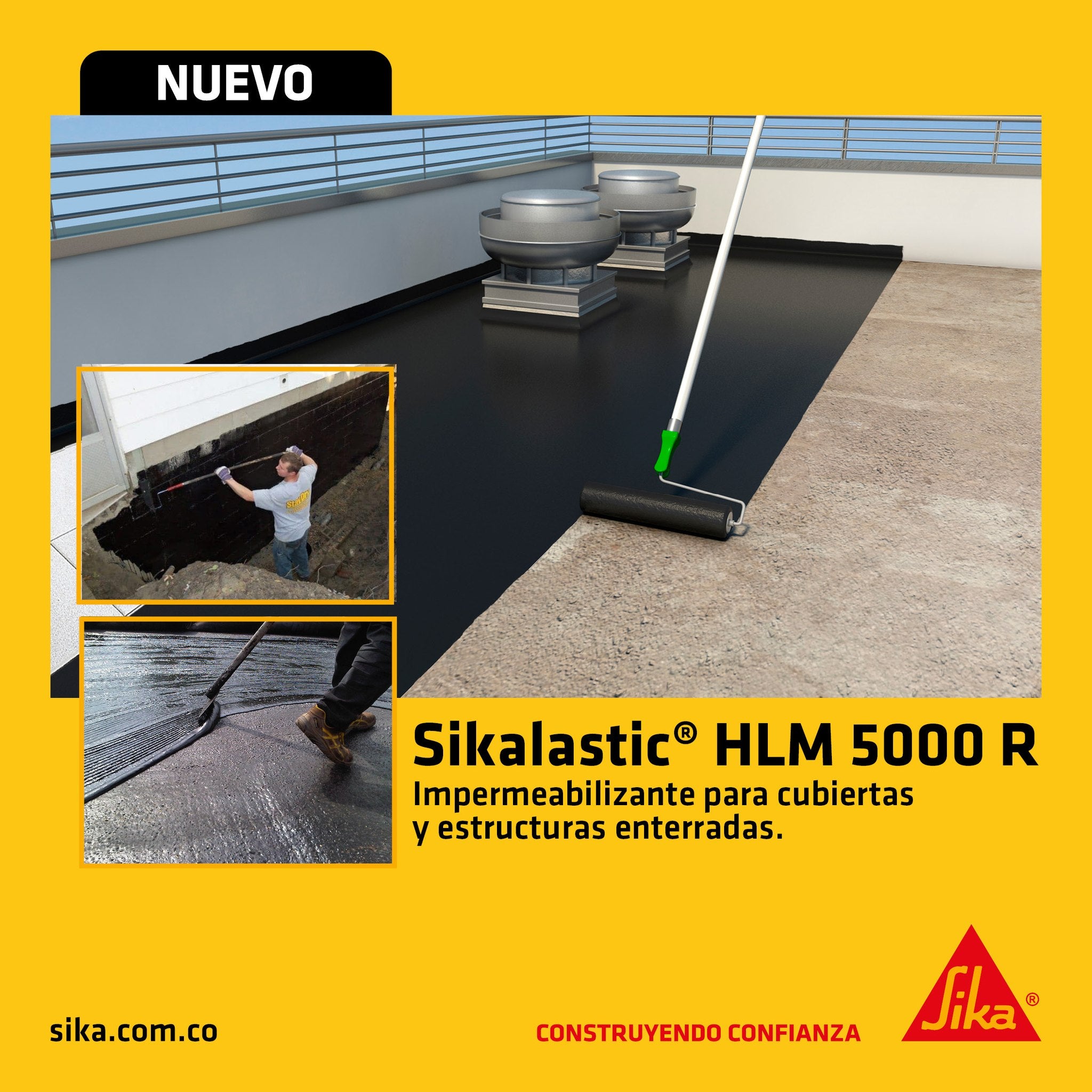 MASTER SEAL HLM 5000 - Impermeabilizante autonivelante, 22Kg (ahora SIKALASTIC HLM 5000 SL)