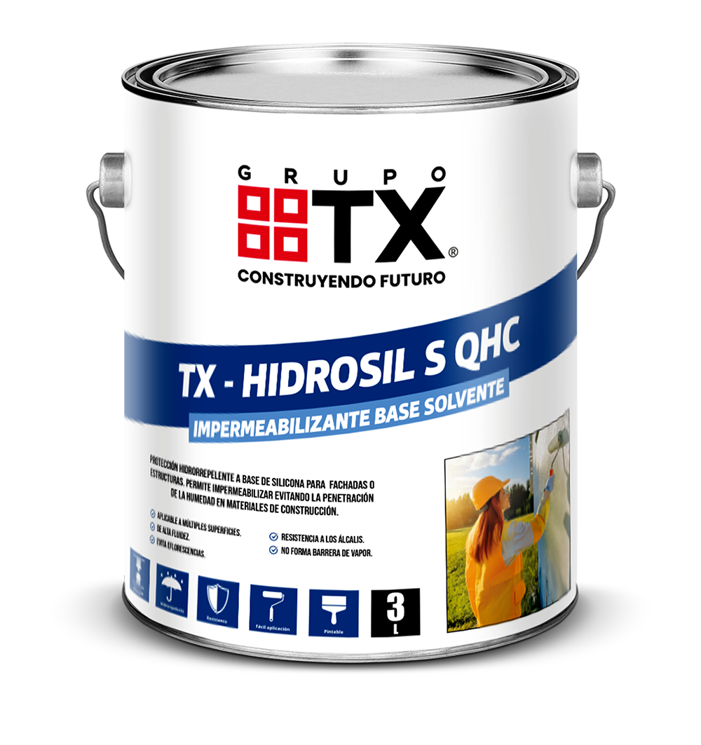 HIDROSIL S QHC- Impermeabilizante e Hidrorepelente - 3Lts