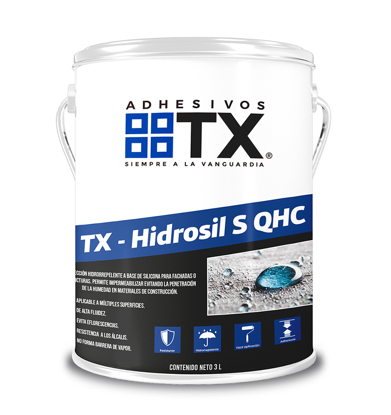 HIDROSIL S QHC- Impermeabilizante e Hidrorepelente - 3Lts