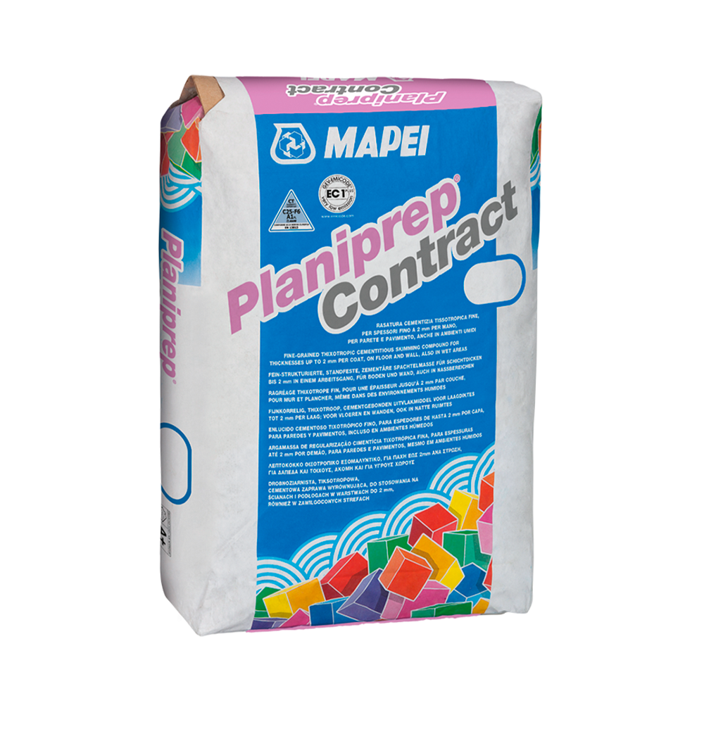 PLANIPREP CONTRACT GREY - Masa niveladora de secado normal, Saco 25kg