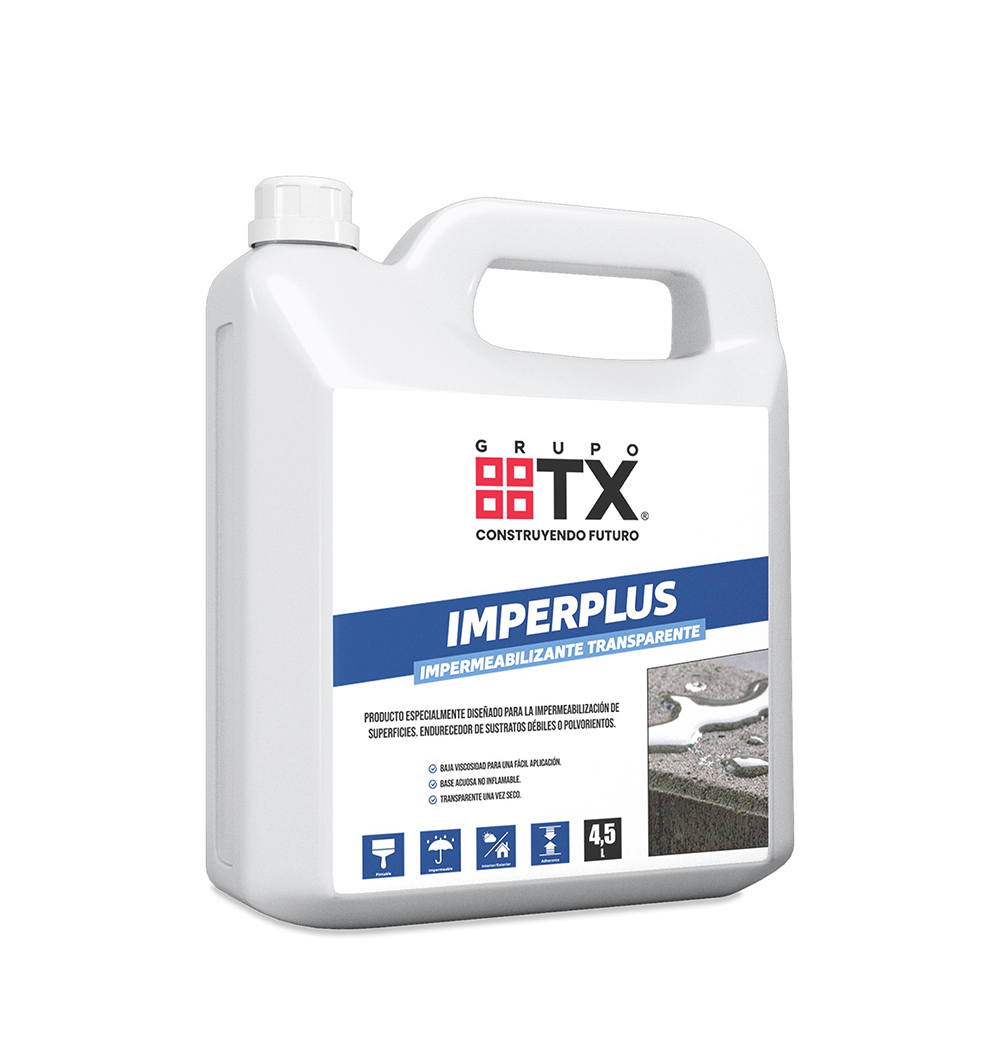 IMPERPLUS - Impermeabilizante Superficial, 5Lt