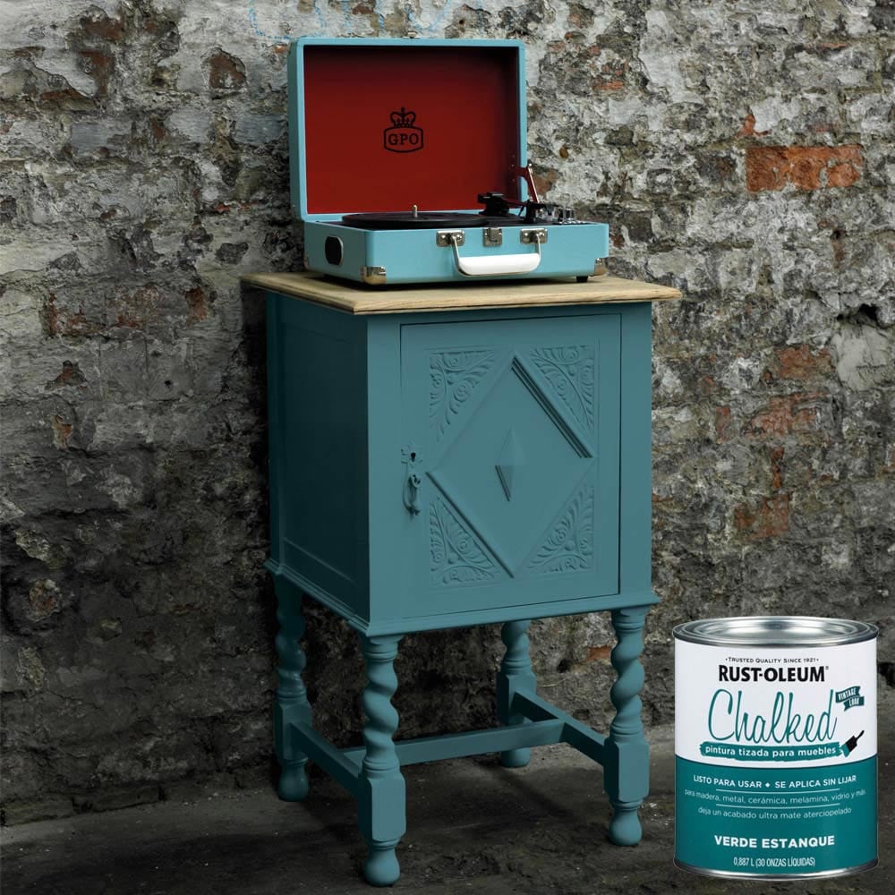 CHALKED BROCHABLE - Verde estanque 0,887L