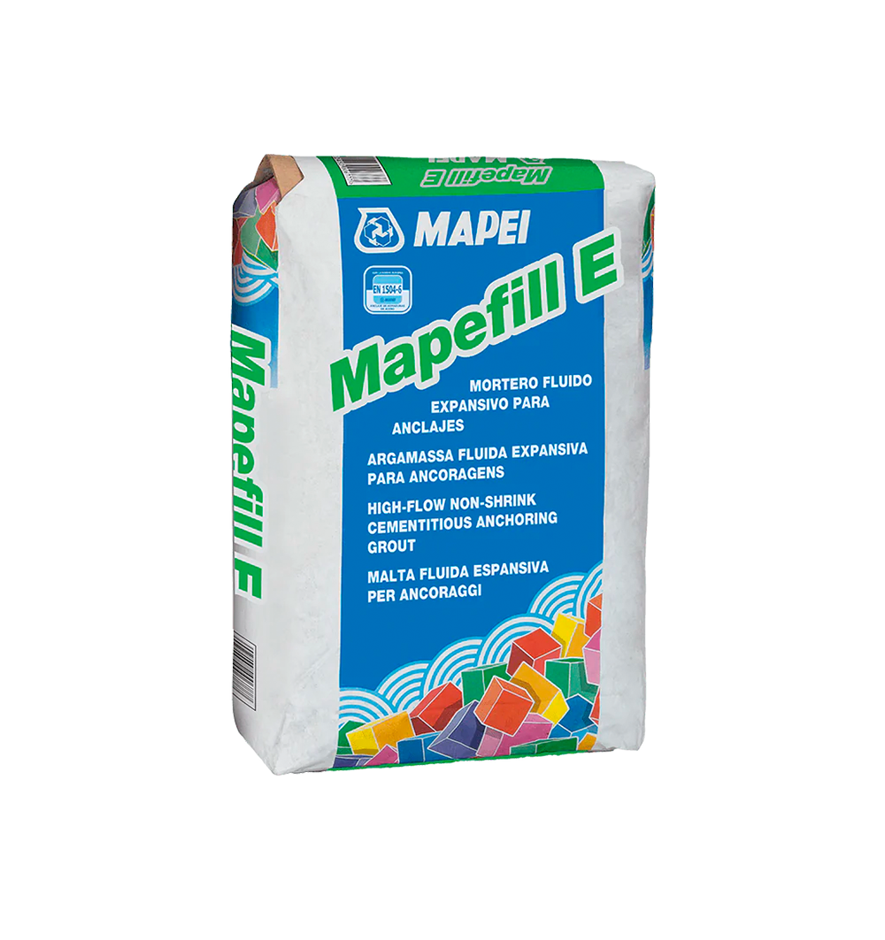 MAPEFILL E - Mortero fluido expansivo para anclajes, Saco 25Kg