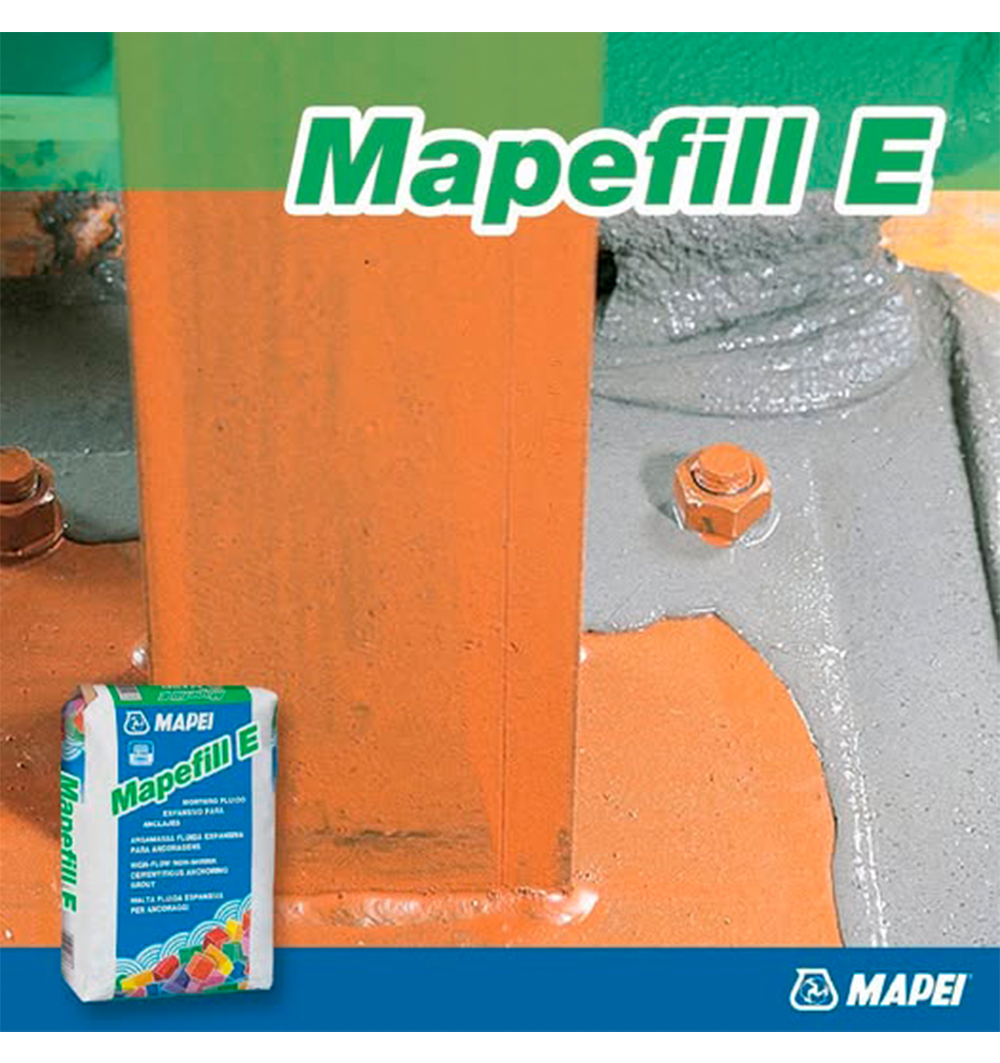 MAPEFILL E - Mortero fluido expansivo para anclajes, Saco 25Kg