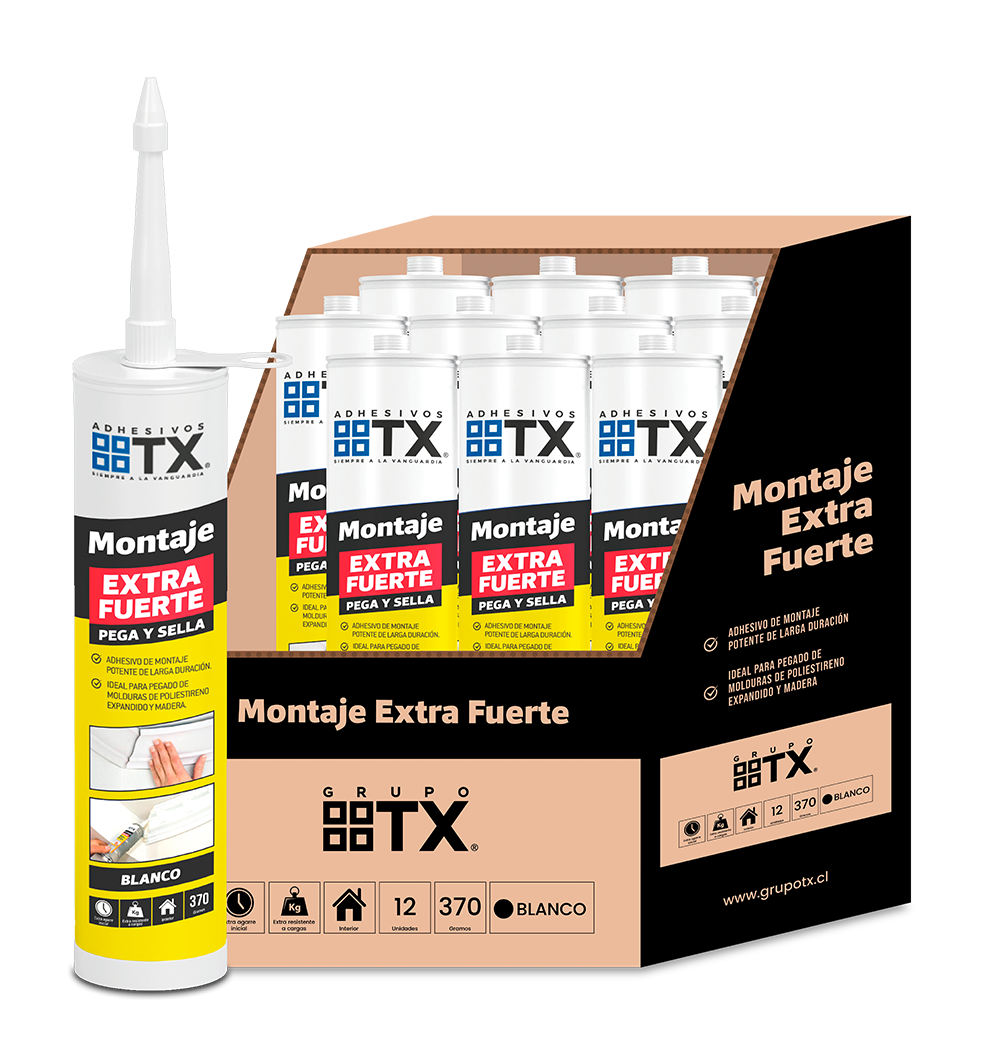 MONTAJE EXTRA FUERTE, Caja 12 cartuchos