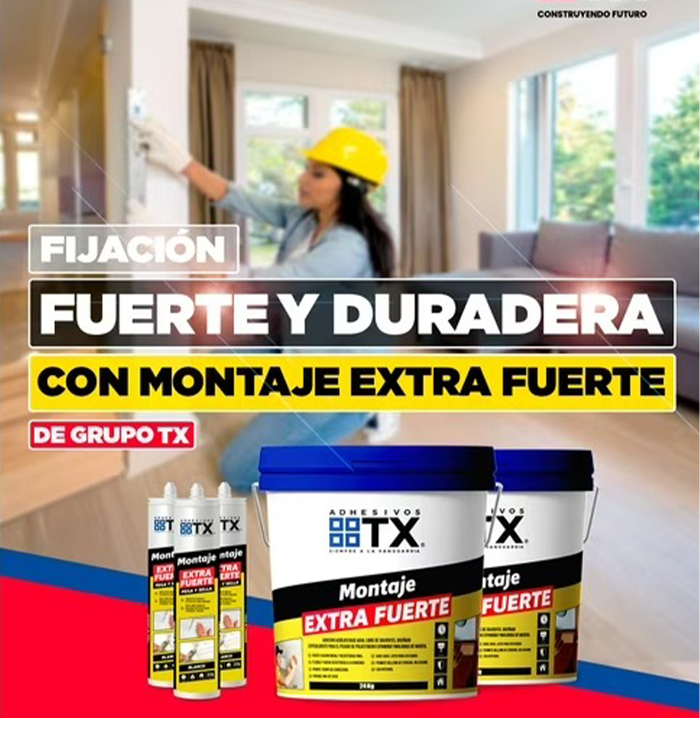 ADHESIVO - Montaje Extrafuerte, 4Kg