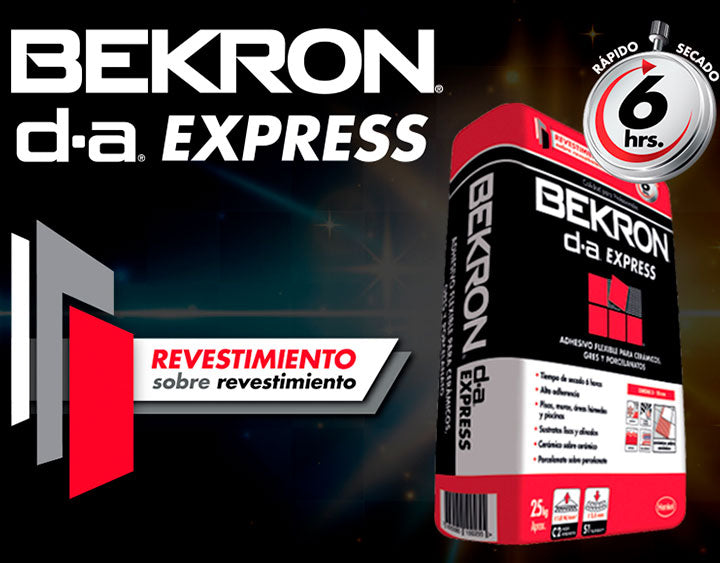 BEKRON DA EXPRESS - Adhesivo Cerámico, 25 kg