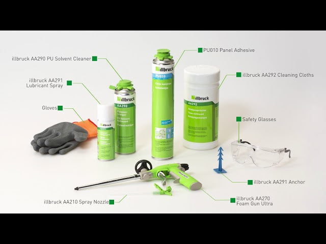 ILLBRUCK AA290 - Limpiador de acetona aerosol, Lata 500 GR