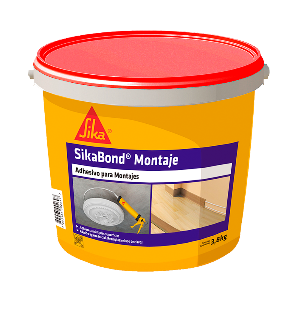 SIKABOND MONTAJE - Adhesivo para montaje interior, 3,8 kg