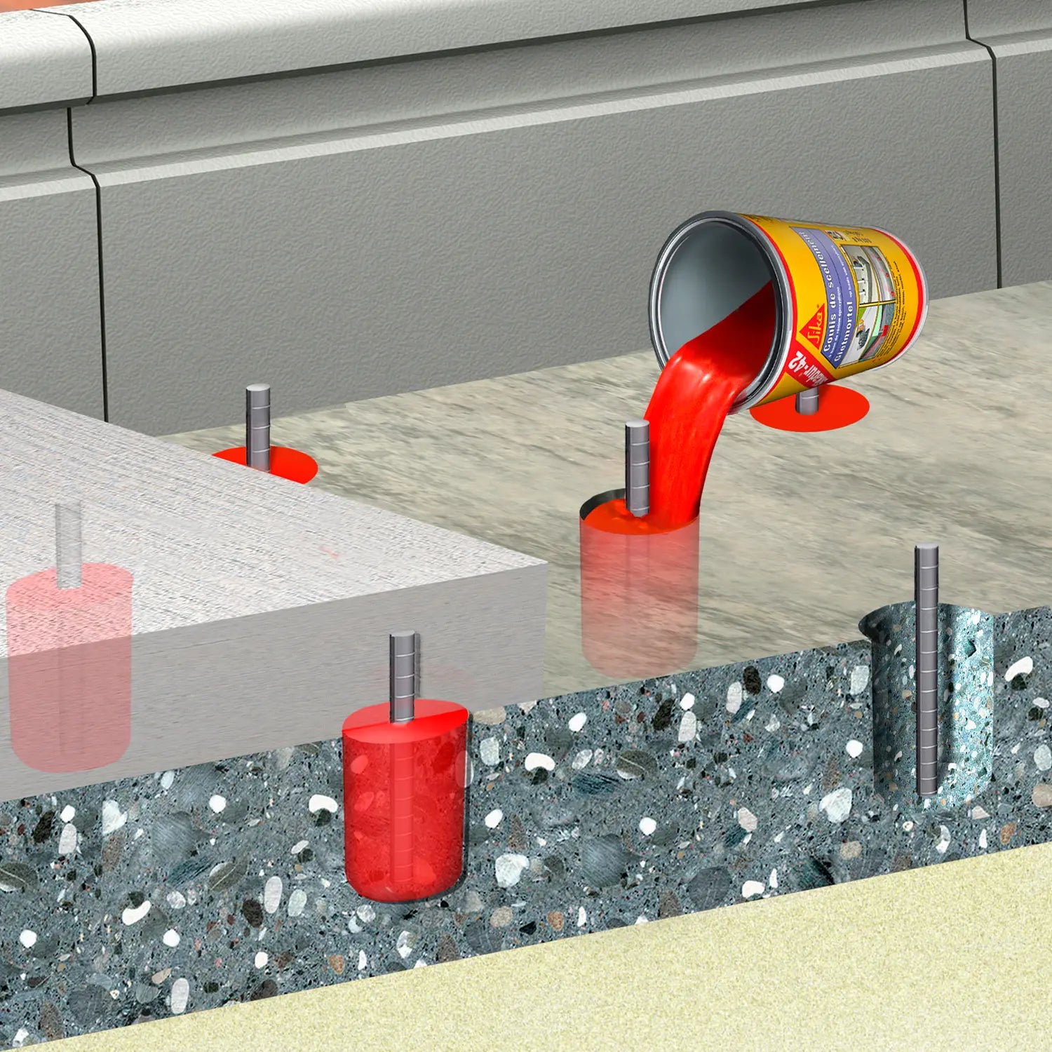 SIKADUR 42 CL - 27 kg Mortero epóxico autonivelante p/ grouting.