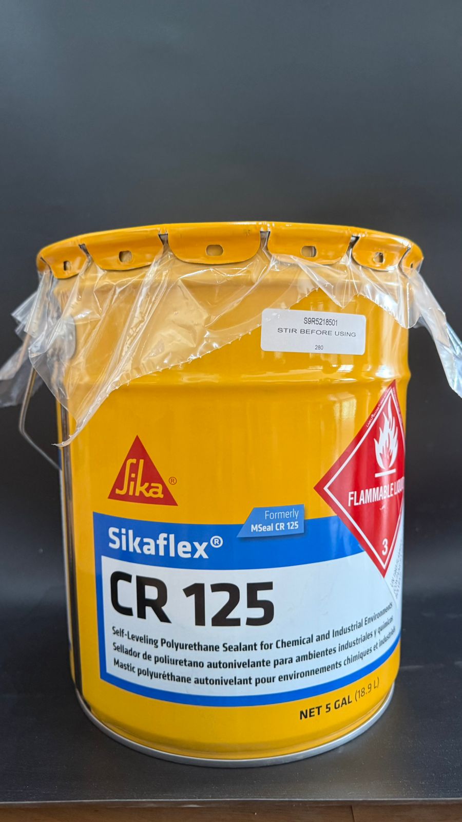SikaFlex CR 125 Sellador de poliuretano, 20Kg (Antes Master Seal CR 125) - (Traffic)