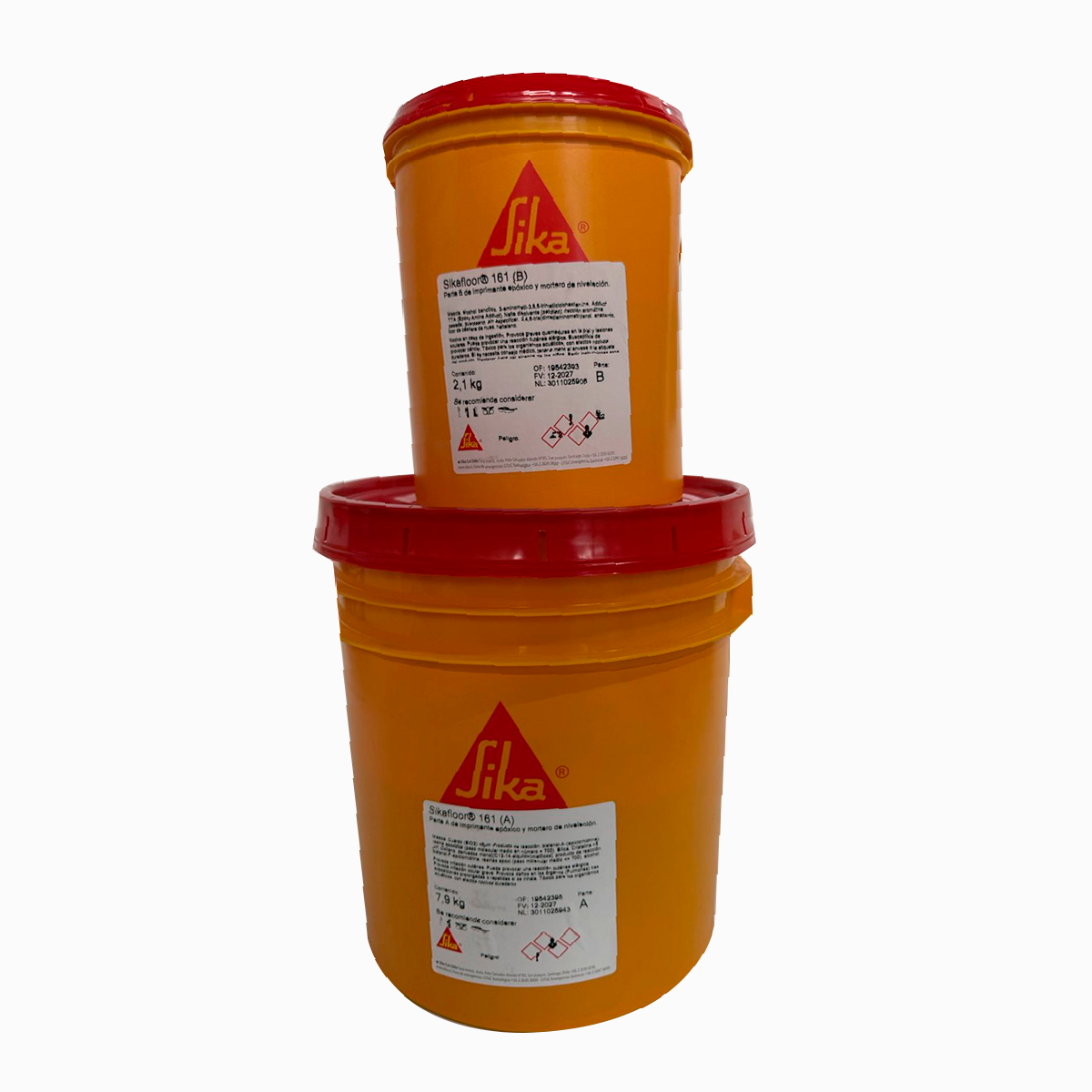 SIKAFLOOR-161, Imprimante epóxico bicomponente y mortero de nivelación, Kit A+B 10kg