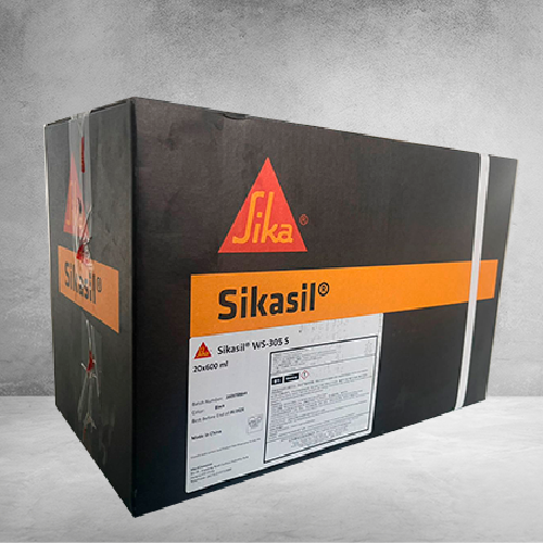SIKASIL WS 305 S, Sellador de Intemperie para acristalamientos, Pate 600ML CAJA DE 20 P