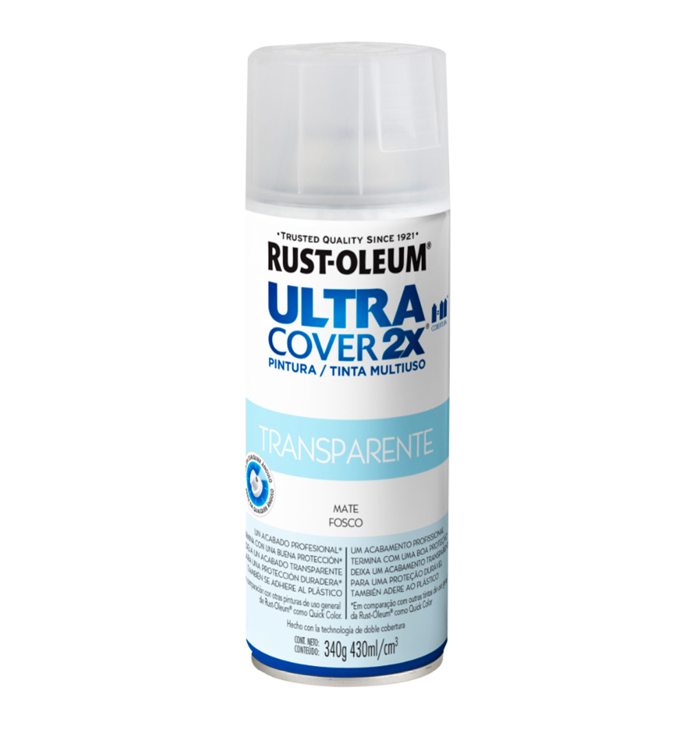 SPRAY ULTRA COVER 2X - Transparente Mate 340G