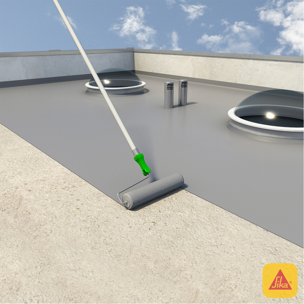 SIKAFILL ALTA ELASTICIDAD - Revestimiento impermeable elástico acrílica base acuosa, tarro de 3kg