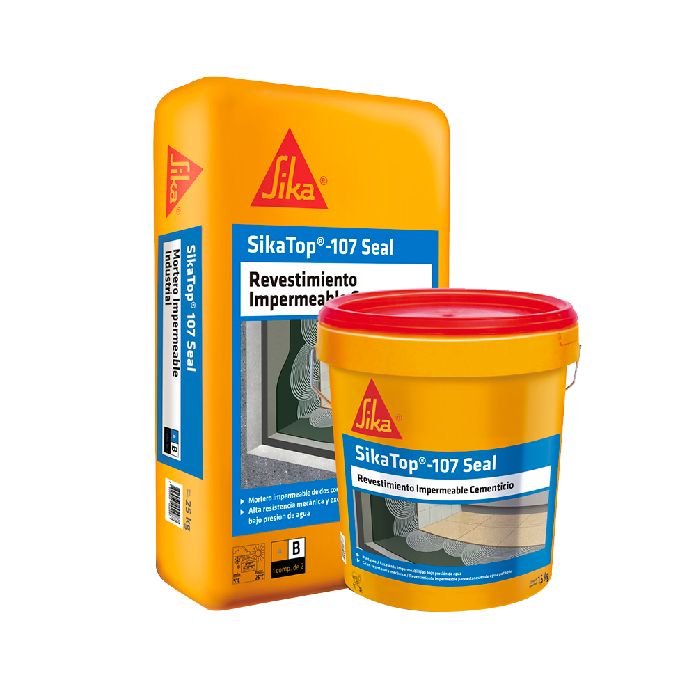 SIKATOP 107 SEAL GRIS 31 KG - Revestimiento impermeable.