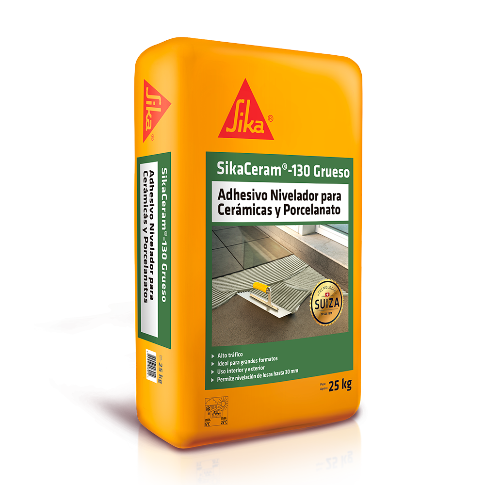 SIKACERAM 130 GRUESO Saco de 25 kg - cerámicos y porcelanatos.