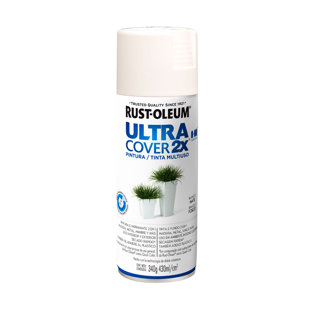 SPRAY ULTRA COVER 2X - Blanco Mate 340G