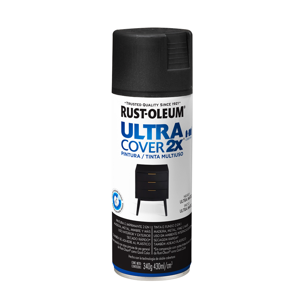 ULTRA COVER 2X - Negro Ultra Mate 340G