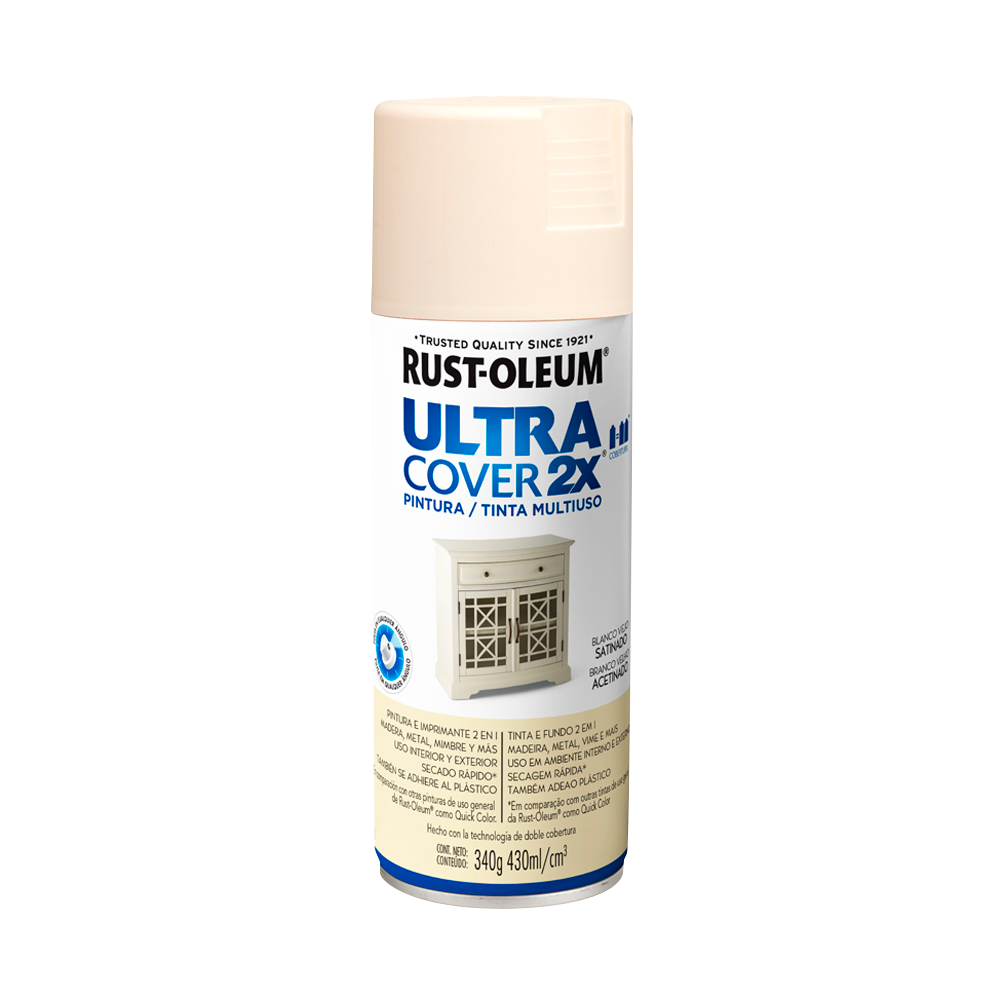 ULTRA COVER 2X - Blanco Viejo Satin 340G