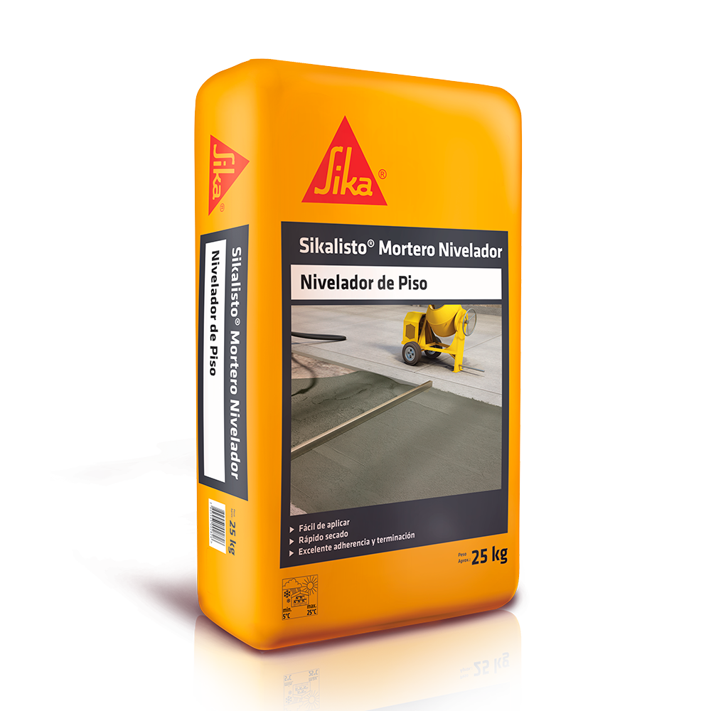 SIKALISTO MORTERO NIVELADOR - Mortero de nivelación para pisos.