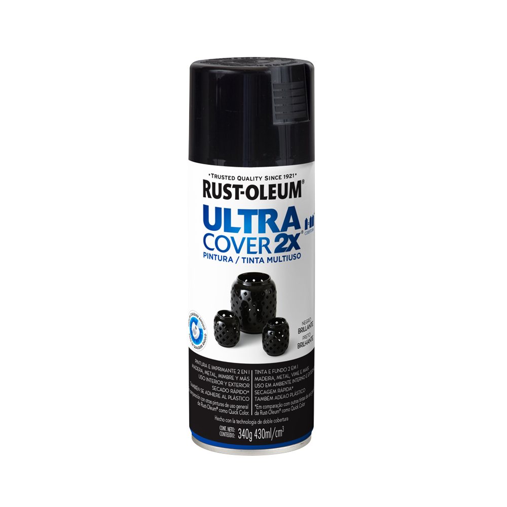 ULTRA COVER 2X - Negro Brillante 340G