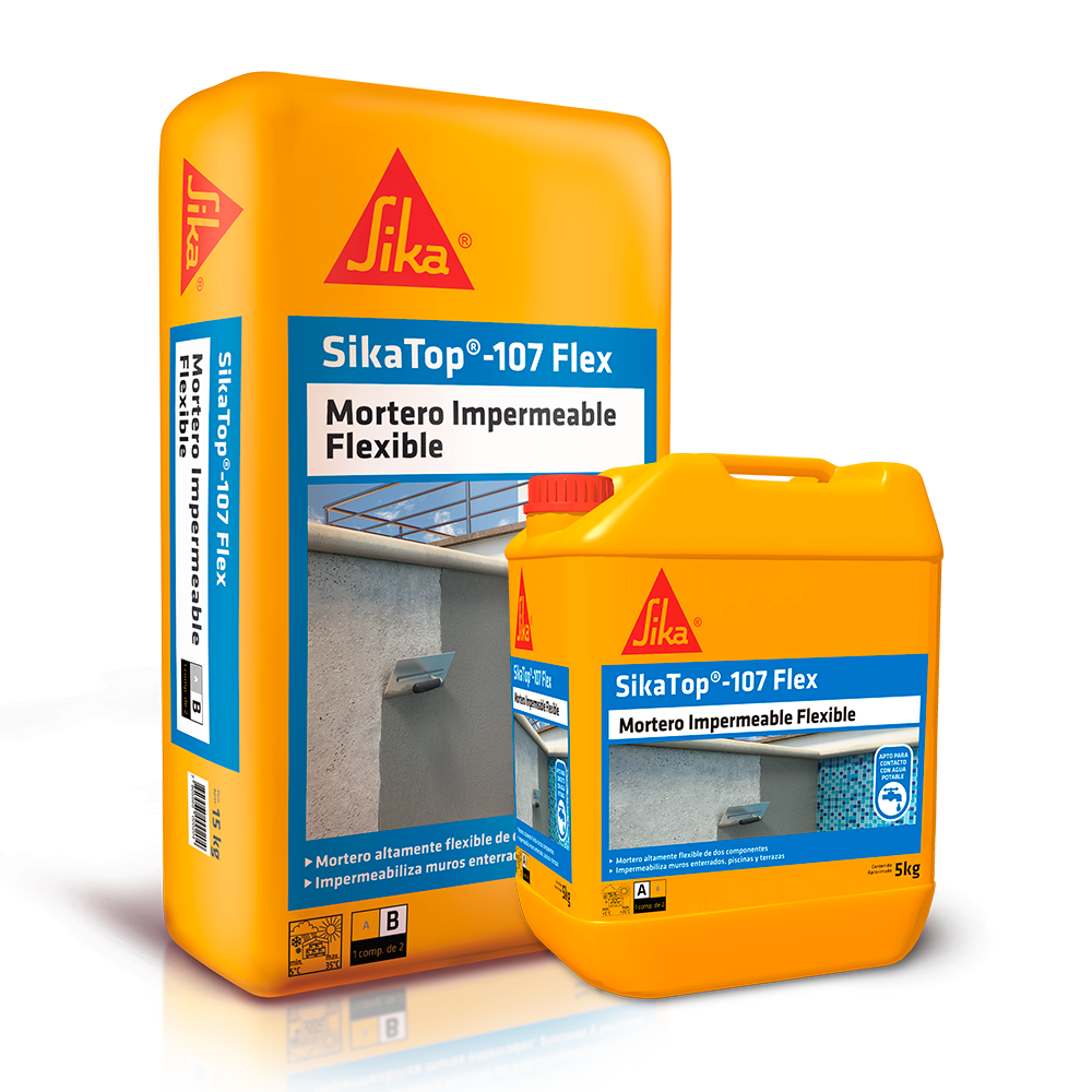 SIKATOP 107 FLEX - Impermeabilizante Cementicio Flexible, Juego 20Kg