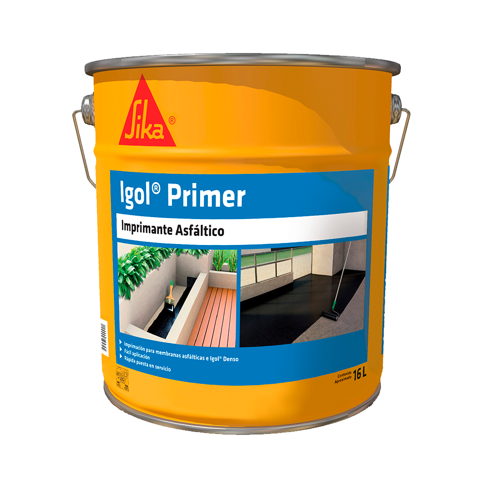 IGOL PRIMER - Imprimante Asfáltico, Tineta 16lts