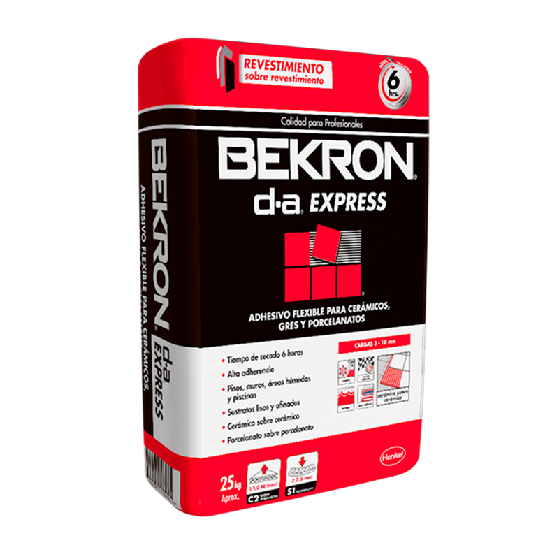 BEKRON DA EXPRESS - Adhesivo Cerámico, 25 kg
