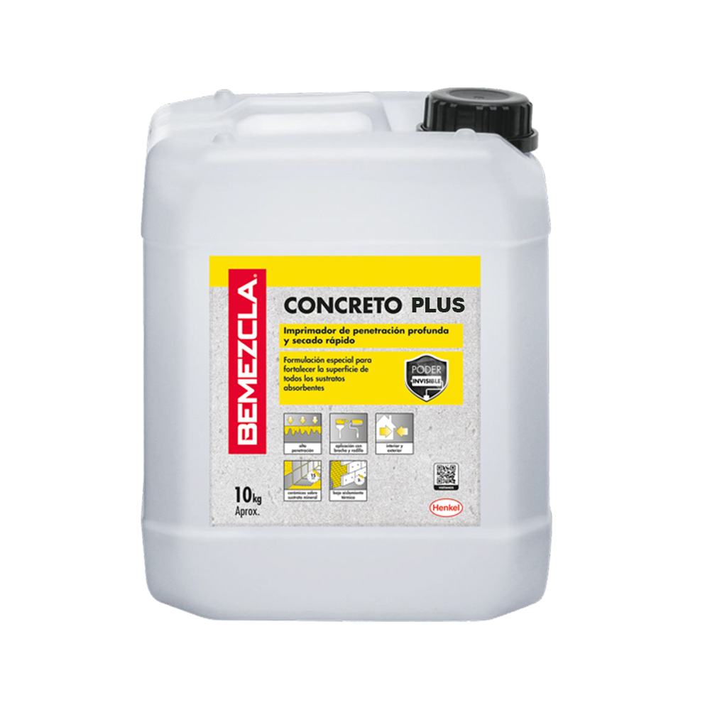 BEMEZCLA CONCRETO PLUS - Imprimador de Penetración, 10Kg