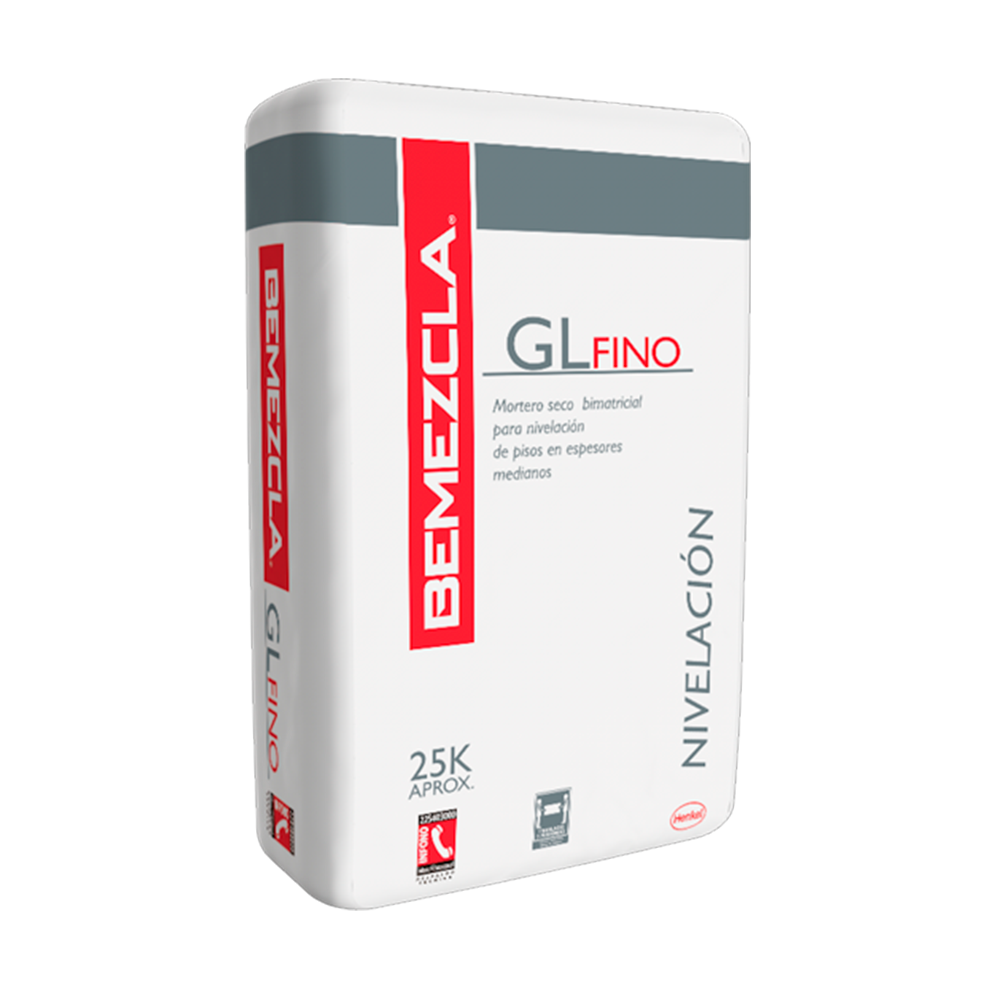 BEMEZCLA GL FINO - Nivelacion de Pisos, 25kg