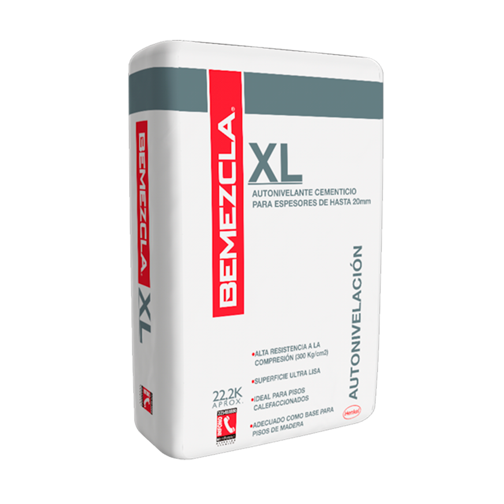 BEMEZCLA XL - Autonivelante cementicio, 22.2 Kg