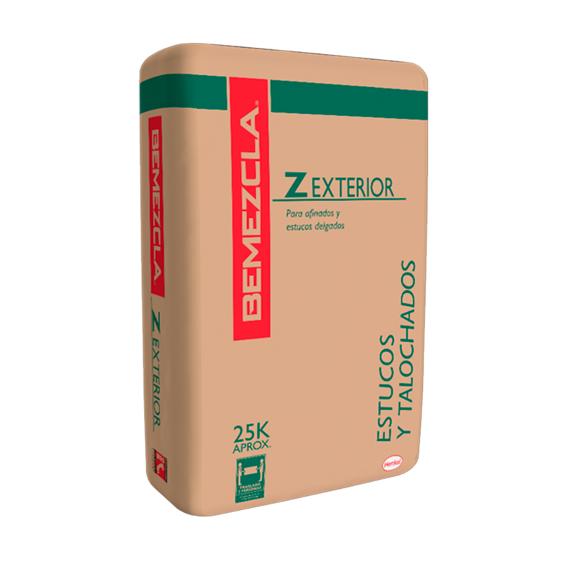 BEMEZCLA Z EXTERIOR -  Afinados y estuco delgados, 25Kg
