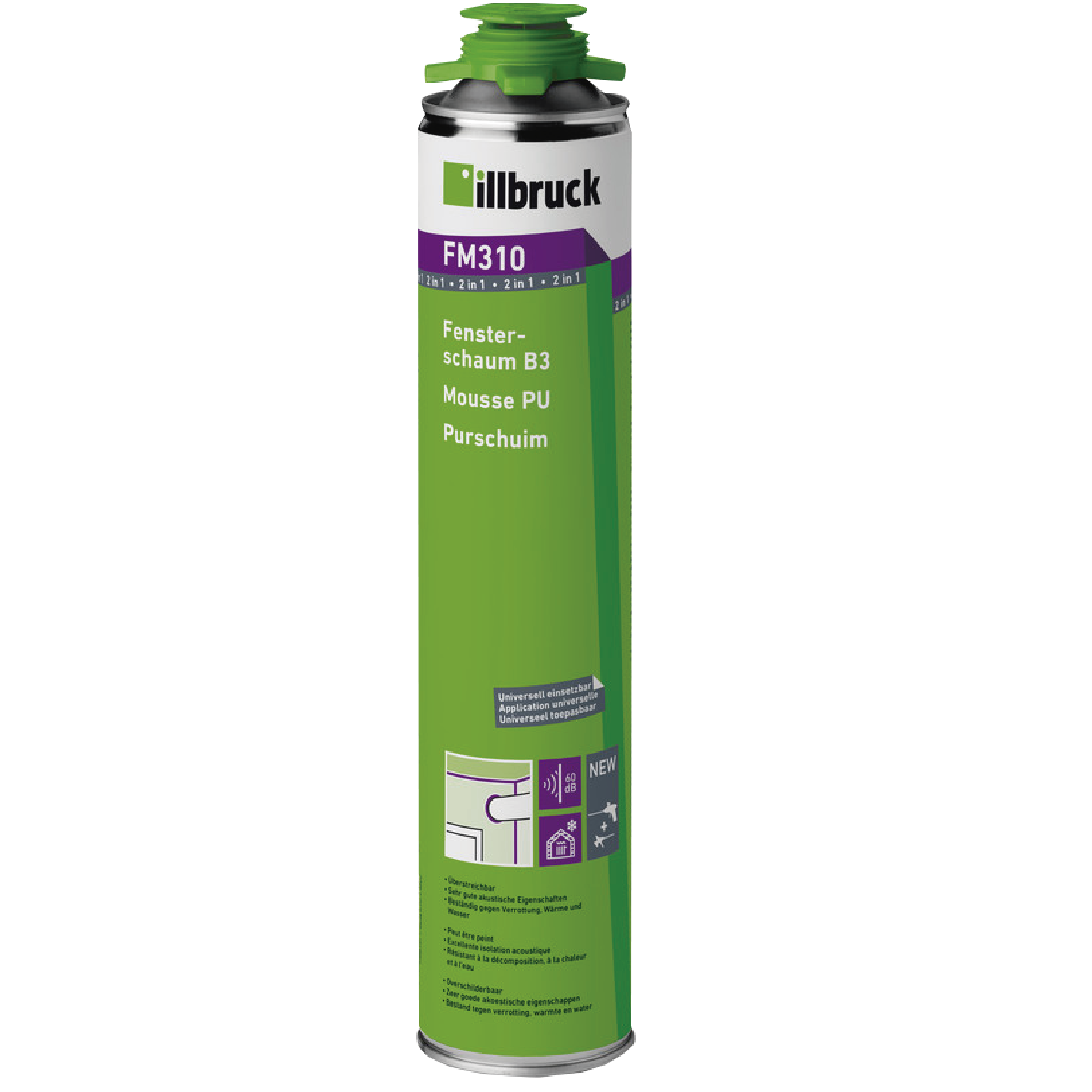 ILLBRUCK FM 310 - Espuma Expansiva, 750cc