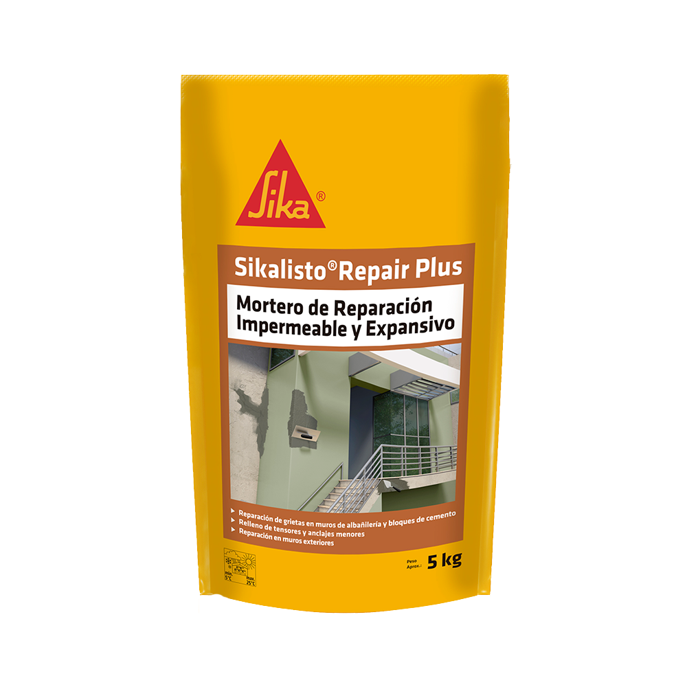 SIKALISTO REPAIR PLUS - Mortero de Reparación expansivo, Sac 5Kg