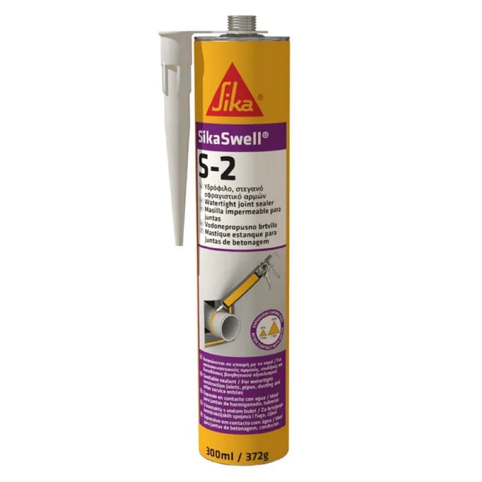 SIKA SWELL S-2 - Sello de Poliuretano Expandible, Cartucho 300ml