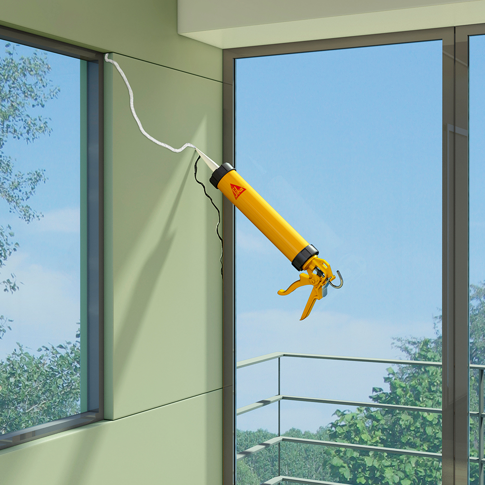 SIKACRYL + BLANCO - Sellante acrílica con Fungicida. 300 ml