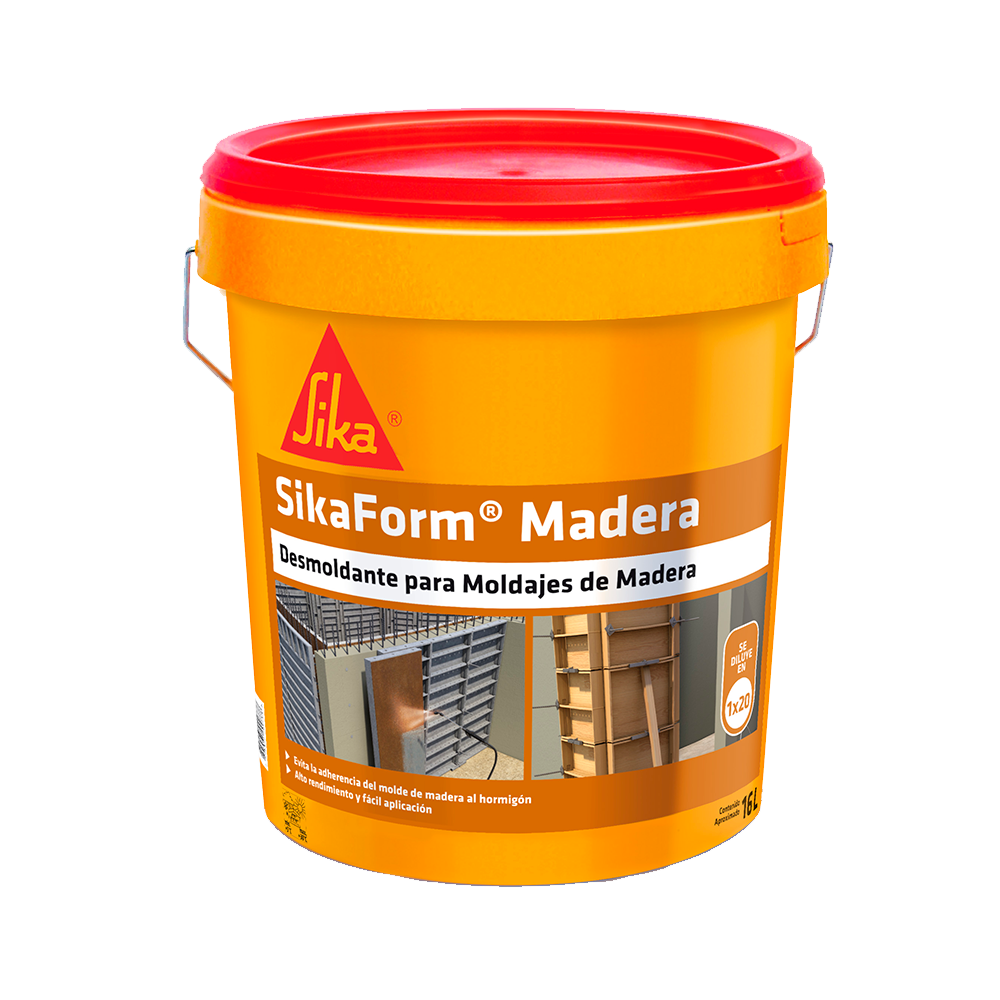 SIKAFORM MADERA TINETA 16 Ltrs - Desmoldante para encofrados de madera.