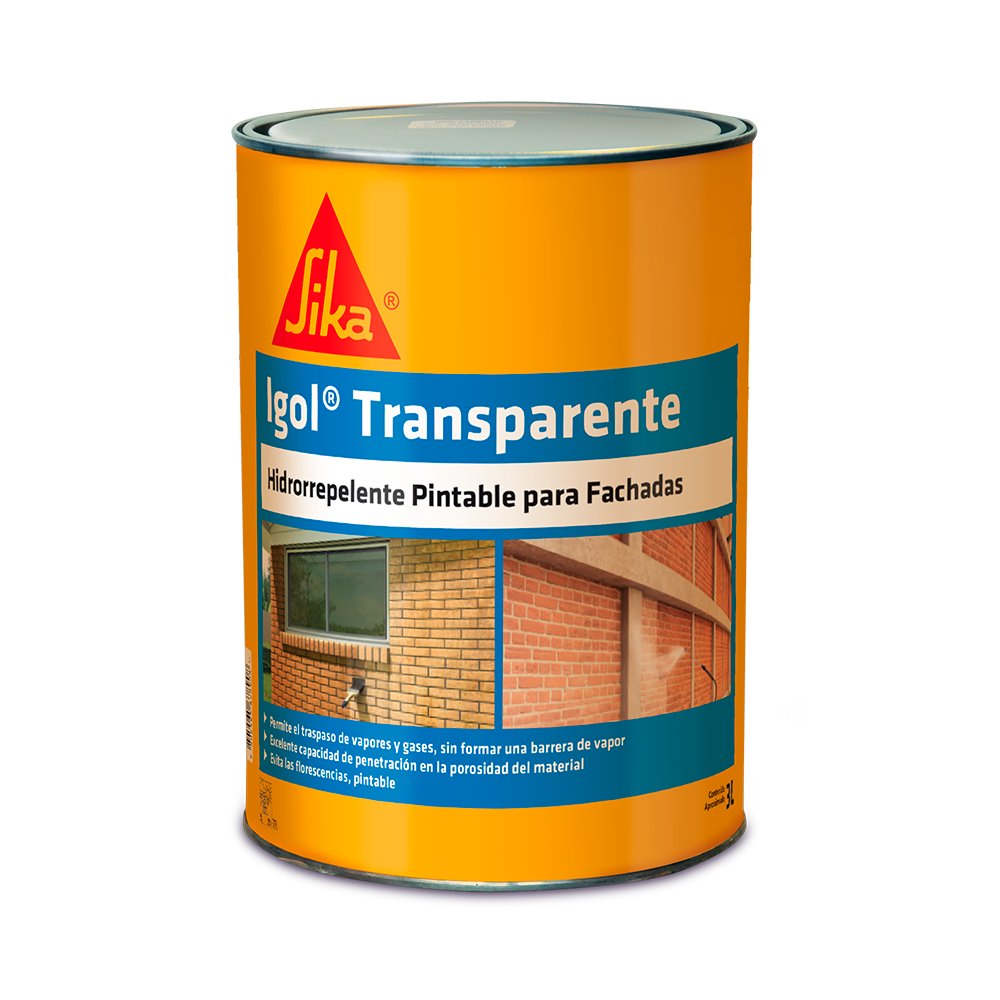 IGOL TRANSPARENTE - Hidrorrepelente Base Silicona, Galon 3 lts
