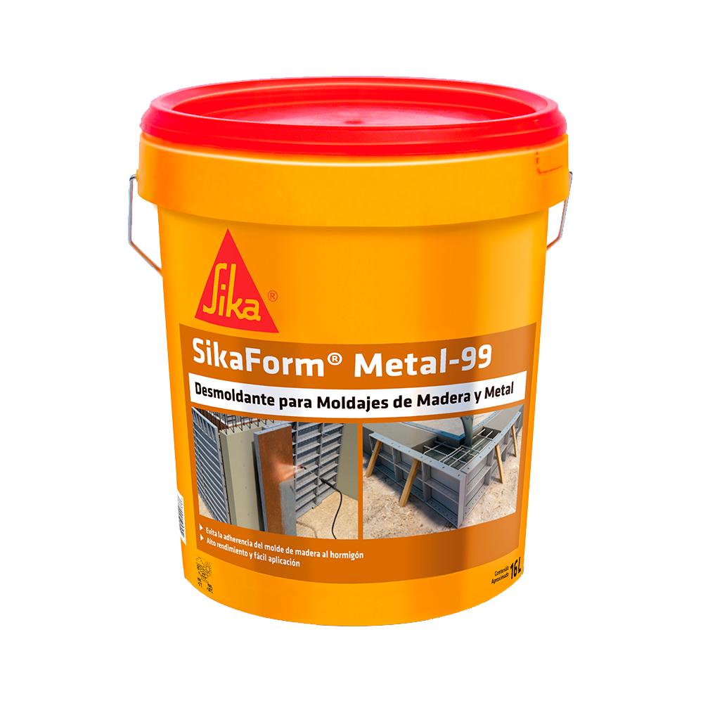 SIKAFORM METAL 99 TINETA 16 ltrs - Desmoldante para encofrados metálicos y terciados.