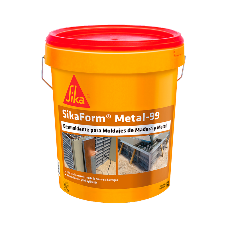 SIKAFORM METAL 99 TINETA 16 ltrs - Desmoldante para encofrados metálicos y terciados.