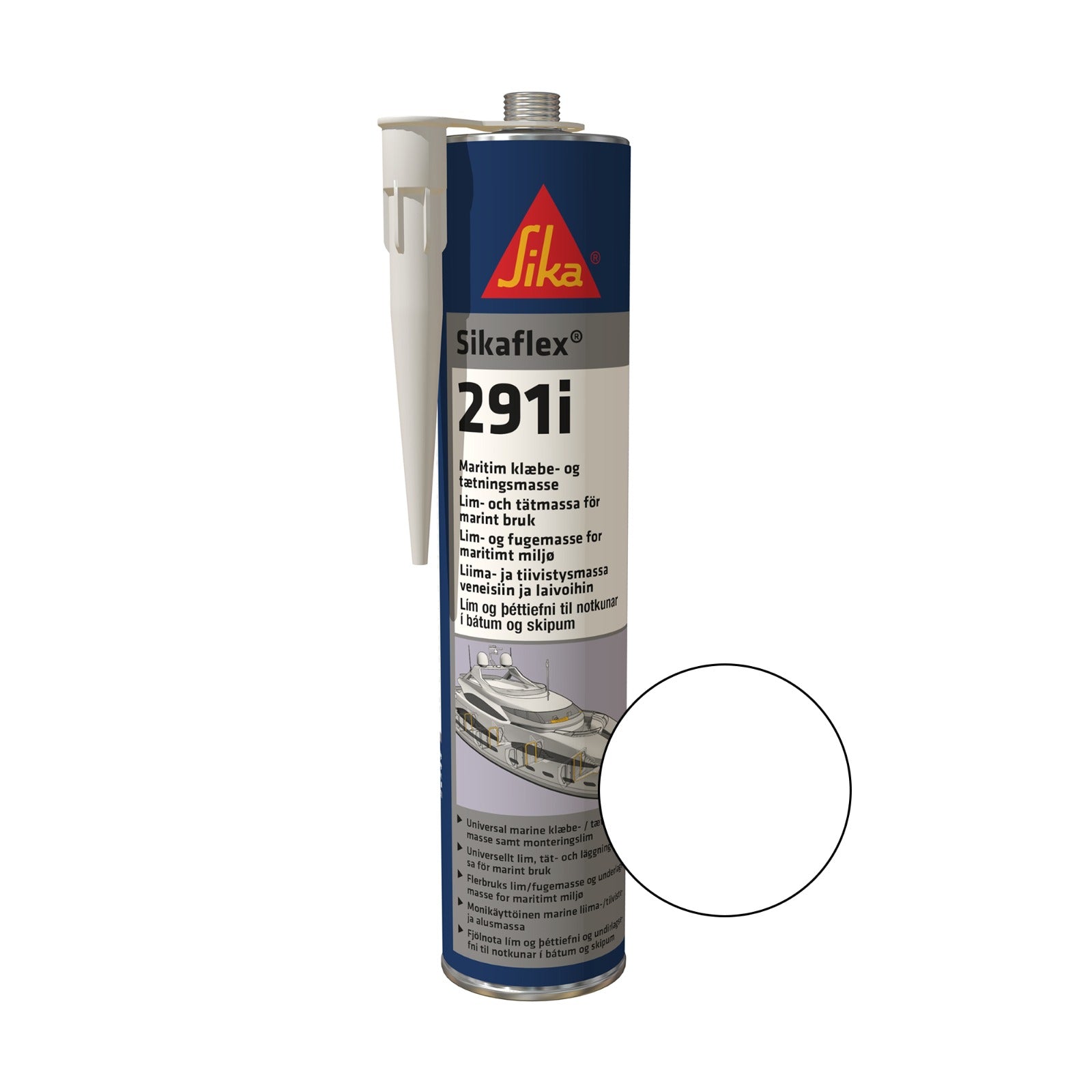 SIKAFLEX 291i - Sellante Multifuncional Aplic. Marina, Blanco 300cc