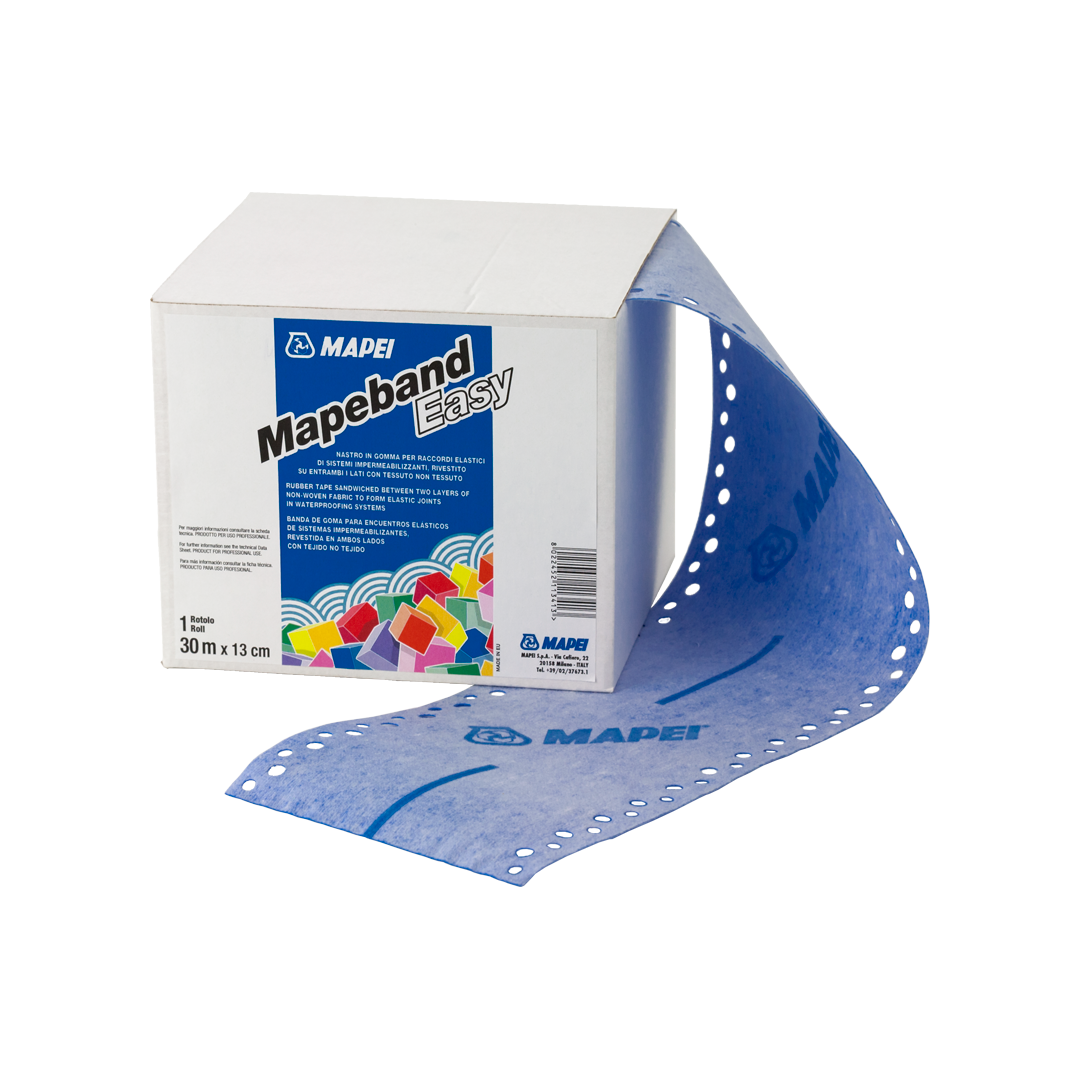 MAPEBAND EASY H130 - Banda de goma para juntas, Rollo 30 Mt