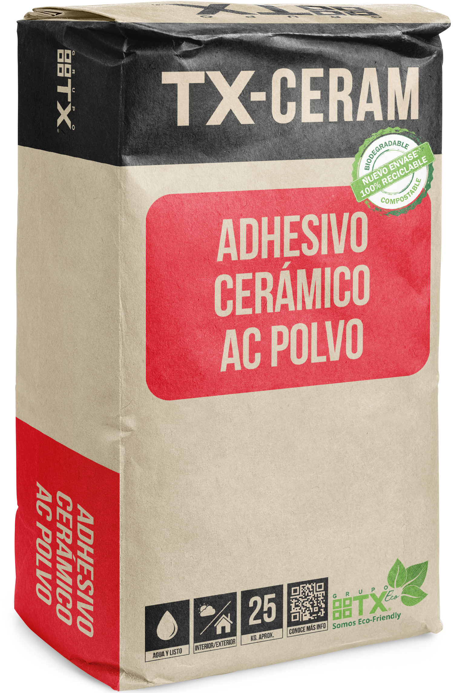ADHESIVO CERAMICO AC POLVO - Adhesivo ceramicos y porcelanatos. Saco 25kg