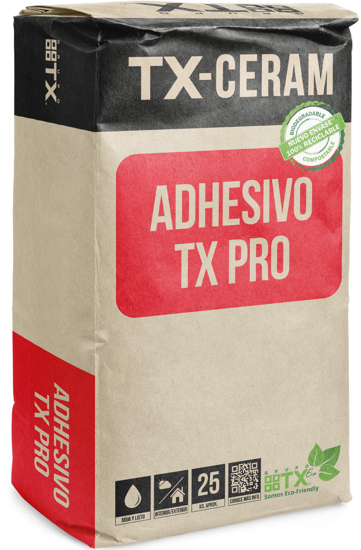 ADHESIVO TX PRO - Adhesivo cerámico, 25 Kg